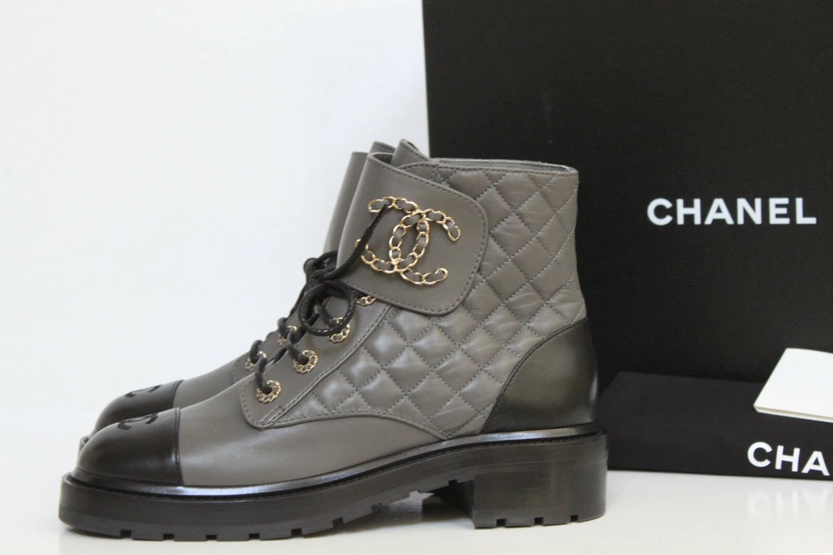 Chanel combat boots best sale 219