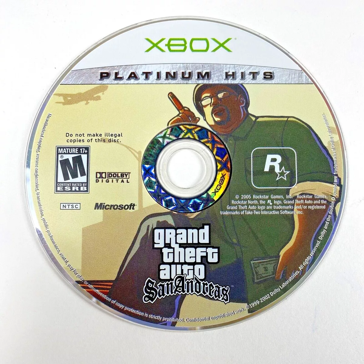 XBOX 360 GTA SAN ANDREAS PLAT. HITS…, Electronics