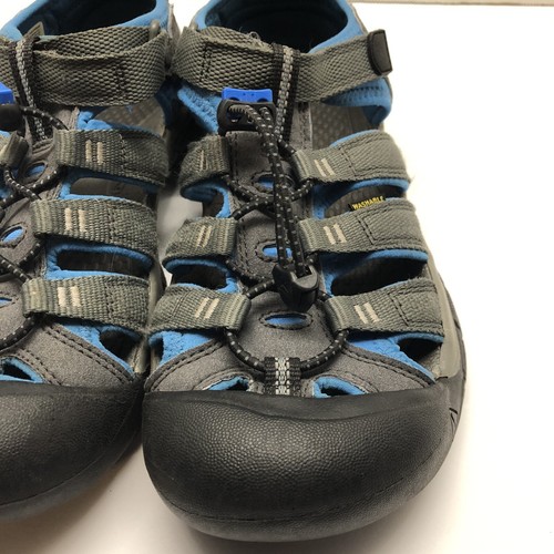 Keen Newport H2 Sandals Youth Big Kids Gray Magnet Blue Nylon Sport Size US 6 - Picture 10 of 14