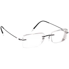 Silhouette Eyeglasses 5500 BH 9140 Dynamics Colorwave Black Rimless 51[]21 150