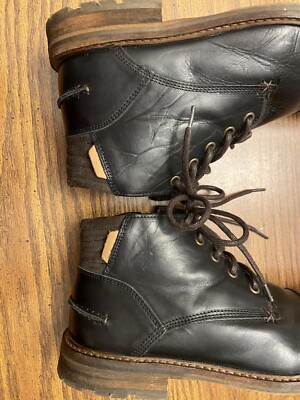 Bull Boxer Holten Lace Up Zip Leather Boots Chukka Men display picture 3