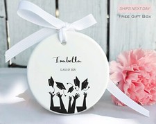 Personalized Graduation Ornament   Class of 2025   Custom Name  Quote Keepsake