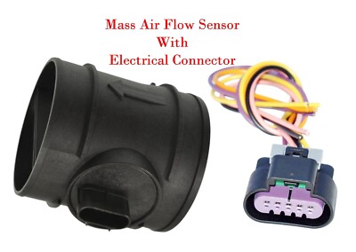 Mass Air Flow Sensor W/ Electrical Pigtail Connector Fits: GMC Pontiac