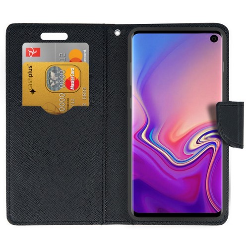 KIT N 2 per Samsung GALAXY S10E G970 Custodia LIBRO STAND + Cover GEL OMAGGIO - Foto 6 di 6