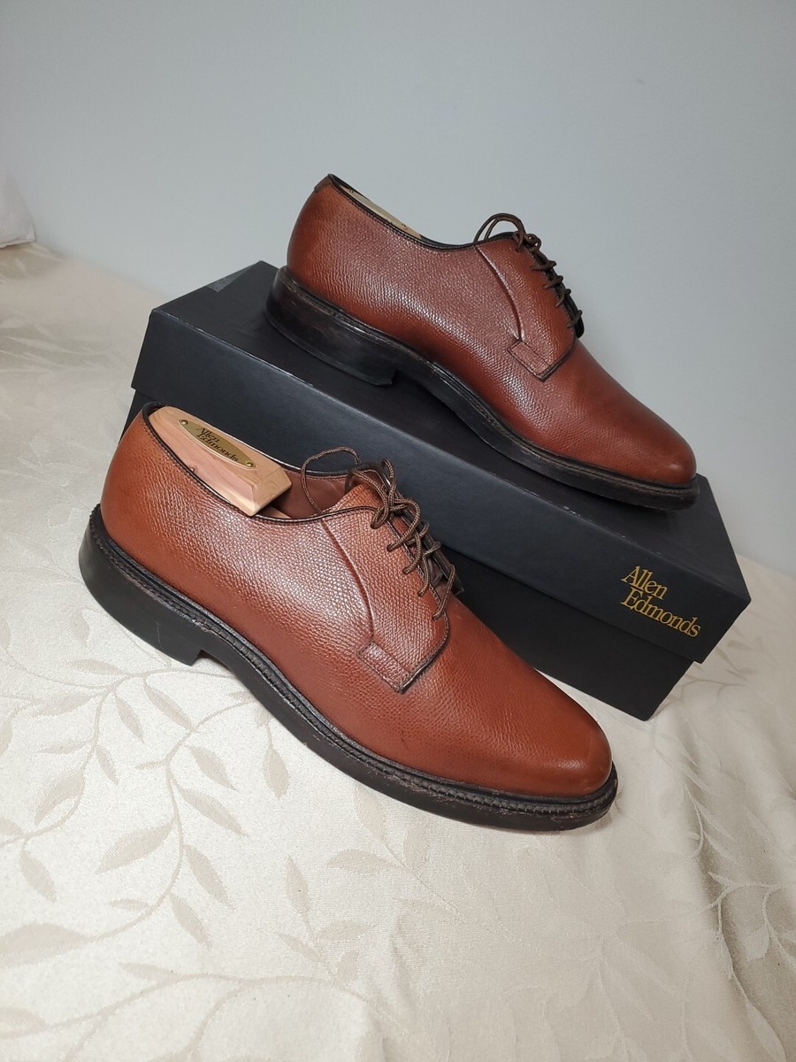 Allen Edmonds Shelton Pebble Grain Derby — Brown Leather — Size 12A Allen edmonds derby size - Gem main image 3