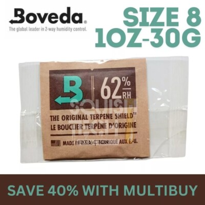 Boveda 62 % 30 g 1 Unze 2-Wege-Feuchtigkeitskontrolle Packungen Lagerung 40 % sparen mit Mehrfachkauf