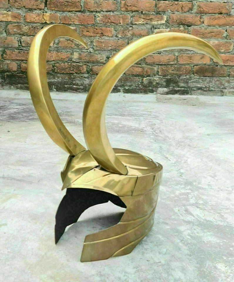 Casco Thor Ragnarok Casco Calibre 18 Acero Suave Thor Película Loki Casco Foto 3 de 4