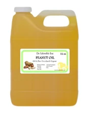 Premium 32 Oz Peanut UNREFINED Oil 100% Pure Organic Cold Pressed Best Fresh
