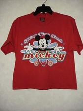 Disney Unlimited Jery Leigh "Spring Time Fresh" Vtg. T-Shirt Women S Red