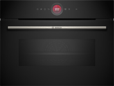 Bosch, CMG7241B1, Kompaktbackofen mit Mikrowellenfunktion, 60 x 45 cm, Schwarz