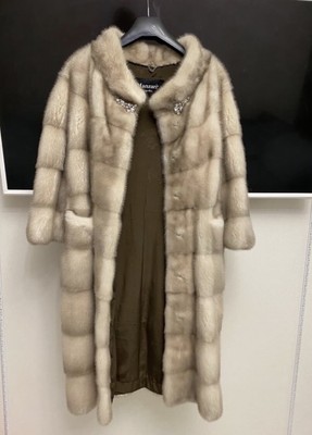 beige mink coat
