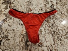 Vintage Frederick's Of Hollywood Satin Feel Thong "The Original Sex Symbol" M