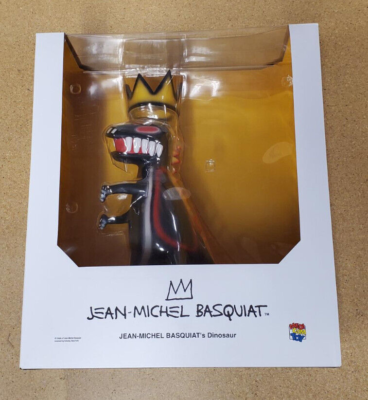 メディコムトイ JEAN-MICHEL BASQUIAT‘s Dinosaur Medicom Toy Jean Michel Basquiat Vinyl Figure Dinosaur