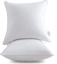 Oubonun 26 x 26 Pillow Inserts (Set of 2) - Throw Pillow Inserts with 100% Co...
