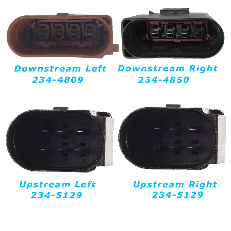 4PCS Oxygen Sensor O2 Fits 2004-2006 Volkswagen Touareg V6 3.2L Up & Downstream Foto 2 de 4