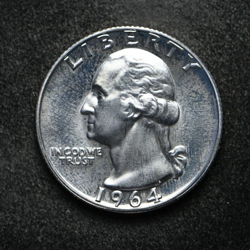 1964 Washington Silver Quarter Proof Cameo (bb15635)