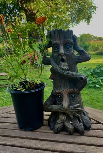 Tea light Smoke Tree halloween Face Expressions featuring the "Hear No Evil. 12" - Picture 3 of 10