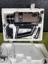 GAF ST/602 Super 8 Movie Camera Vintage Brown and Black With Plug K20