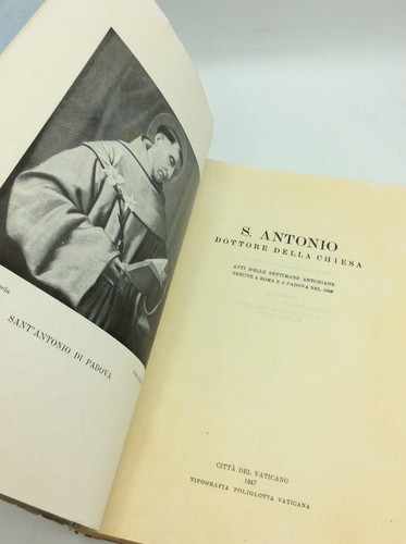 S. ANTONIO - 1947 - Italian - Saint Anthony of Padua - vintage Catholic - Picture 2 of 4