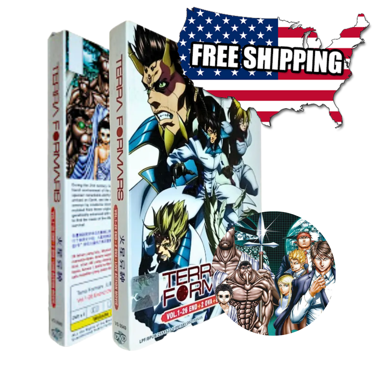 Anime DVD Terra Formars Complete Season 1+2 (1-26 End)+2 OVA