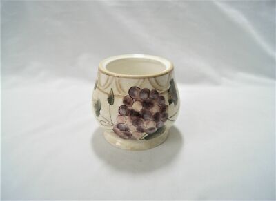 Oneida Veneta Hand Painted Beige Purple Grapes Sugar Bowl No Lid