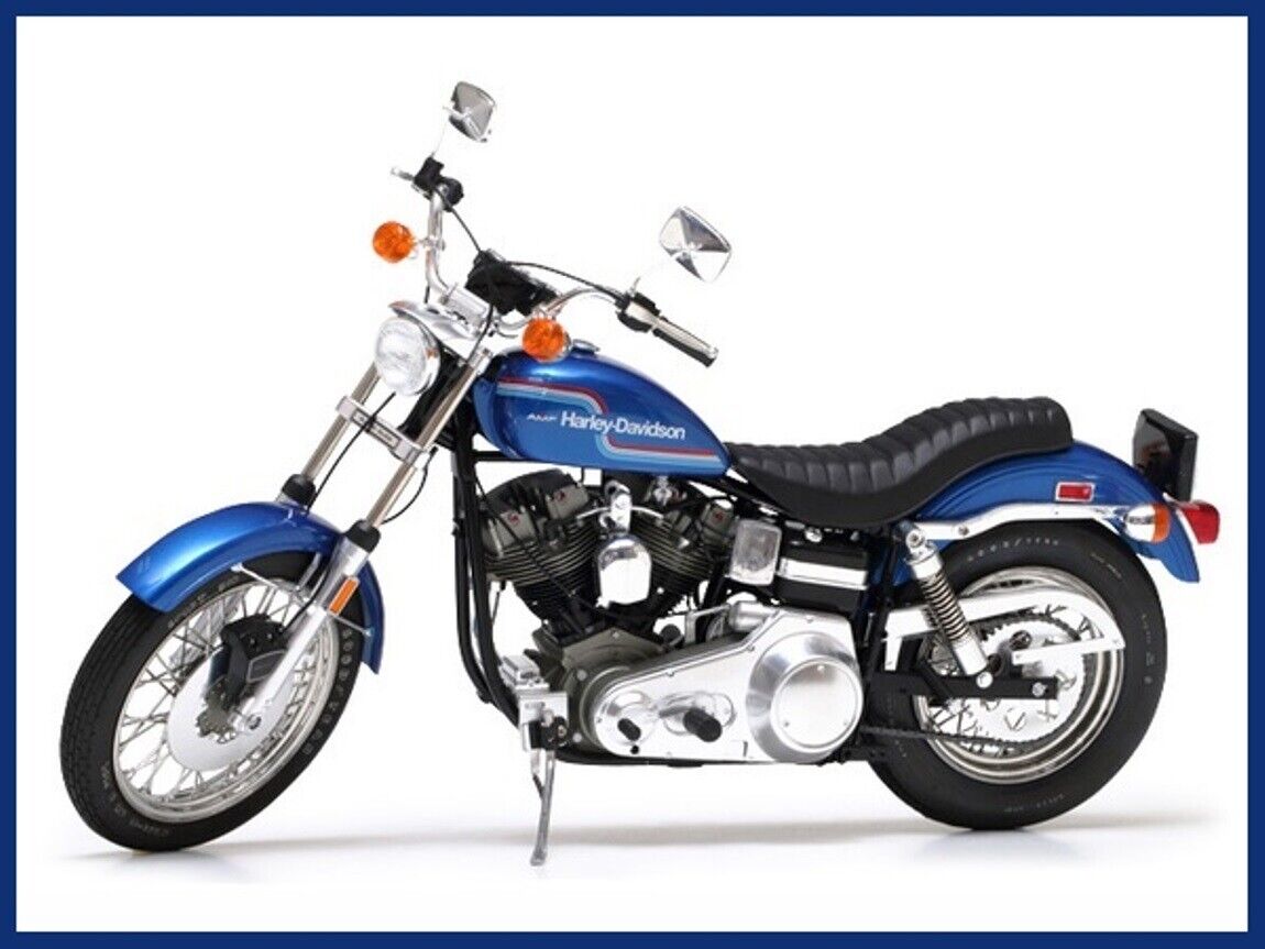 WOW EXTREMELY RARE Harley Davidson FXE 1200 1974 Blue WOW EXTREMELY RARE Harley Davidson FXE 1200 1974 Blue
