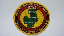 FBI PATCH:  BALTIC STATES UNDERCOVER OPTS SEMINAR - WEEK ONE - MAY 2000 #7/150