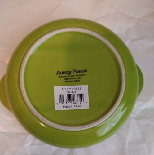 Abbey Press Stoneware baking dish With Bible Verse. Oven microwave dishwasher  - Picture 4 of 4