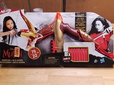 NERF Princess Mulan Warrior Bow, New in Packaging Selling NERF Collection 