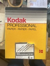 Kodak Polycontrast III RC B W Photo Paper 8x10 125 sheets