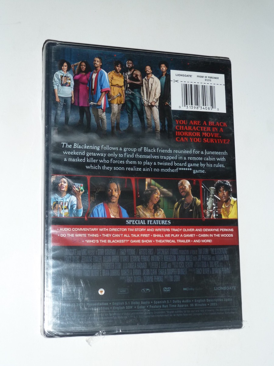 The Blackening DVD 2023 black horror comedy movie Juneteenth