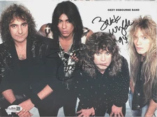 Zakk Wylde & Randy Castillo SIGNED Mag Photo JSA COA Ozzy Black Label Society
