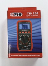 TIS 258 Digital Multimeter with Temperature Probe Tools DIY Workshop Builder 