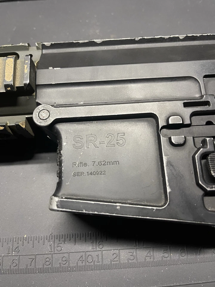 Rifle de Airsoft Clásico Ejército SR-25 AEG Funciona Perfecto Foto 2 de 4