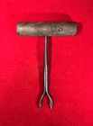 SCARCE CIVIL WAR US MARKED CANNON BALL FUSE WRENCH / GREAT COND
