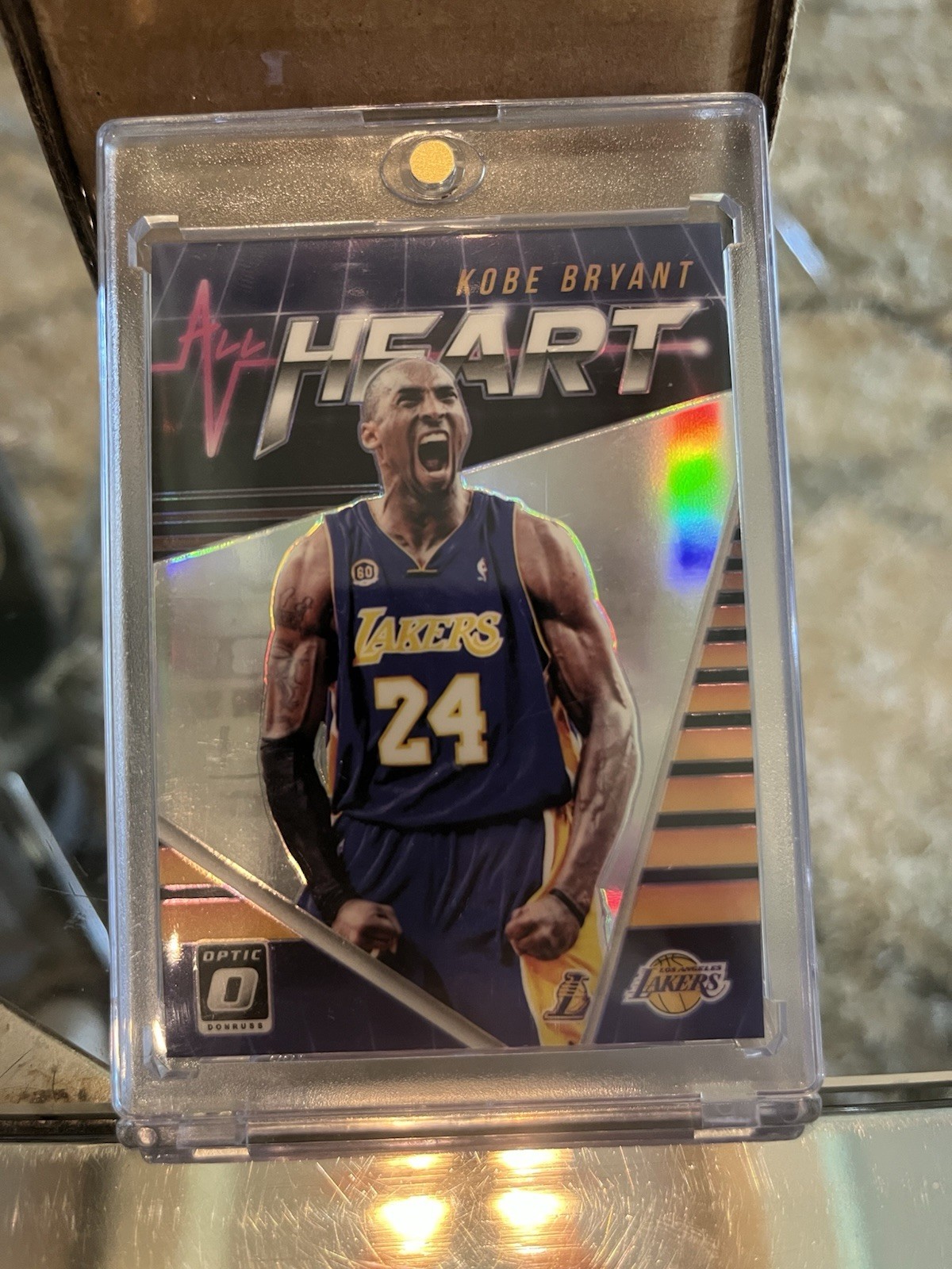 18-19 Panini Donruss Optic All Heart Holo Prizm Kobe Bryant #19 HOF! Black Mamba