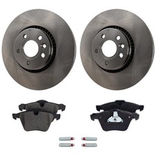 Front Brake Disc Rotors and Pads Kit for Volvo S60 V60 Cross Country S80 XC70