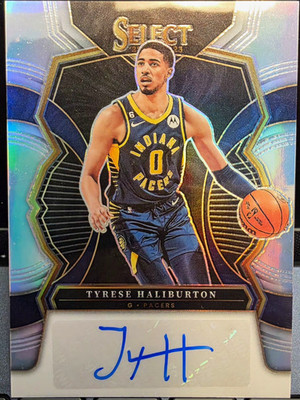 Panini Select 2022-23 Signatures Prizm Tyrese Haliburton Auto /99 Pacers