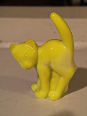  Fenton By Mosser  Dandelion Scaredy Cat -  AMAZING GLOW  