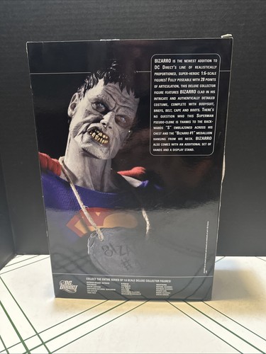 DC Direct Bizarro Superman 13" Deluxe Collector Modellino Scala 1:6 / Nuovo con scatola - Foto 2 di 10