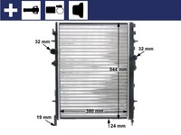 Mahle MotorküHler WasserküHler Cr 515 000S FüR 307 206 Peugeot Berlingo 2E 2A Sw
