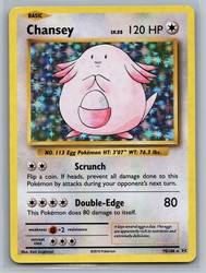 Chansey 70/108 XY Evolutions Holo Rare