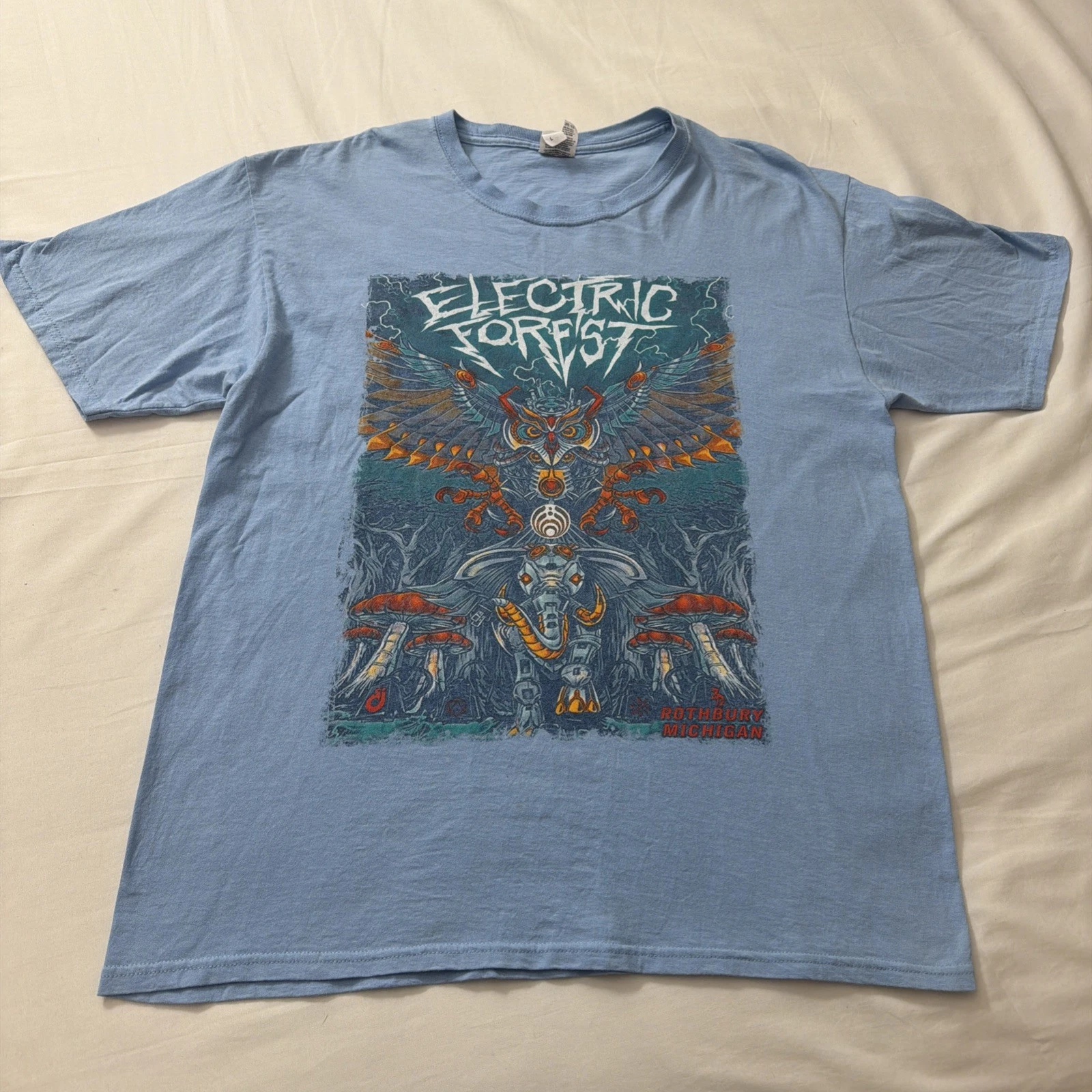 Electric Forest Music Festival Shirt 2019 Odesza Kygo Jam Ed Blue