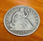 1877 Seated Liberty Half Dollar 0.999 Silver $0.50 Investment American Eagle