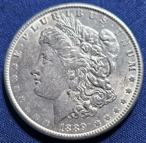 1889 morgan dollar AU #39