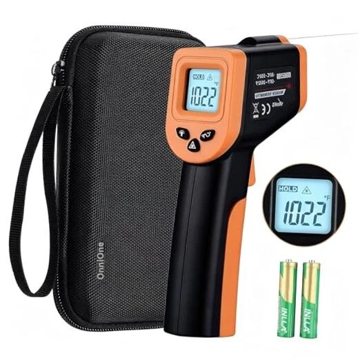 Black Infrared Thermometer - 58°F to 1022°F - Digital Laser
Opens in a new window or tab