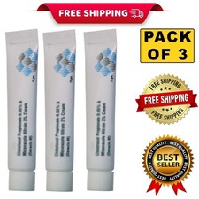  3 - Pack Antifungal Cream Miconazole 2  0.5 oz. Tube  New With Box Pack 