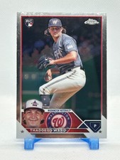 Thaddeus Ward 2023 Topps Update Series Chrome #USC126 (RC) Washington Nationals