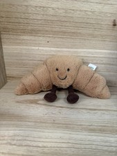 Jellycat Amuseables Croissant Plush Small 8.5" Soft Stuffed Pastry Toy A6C
