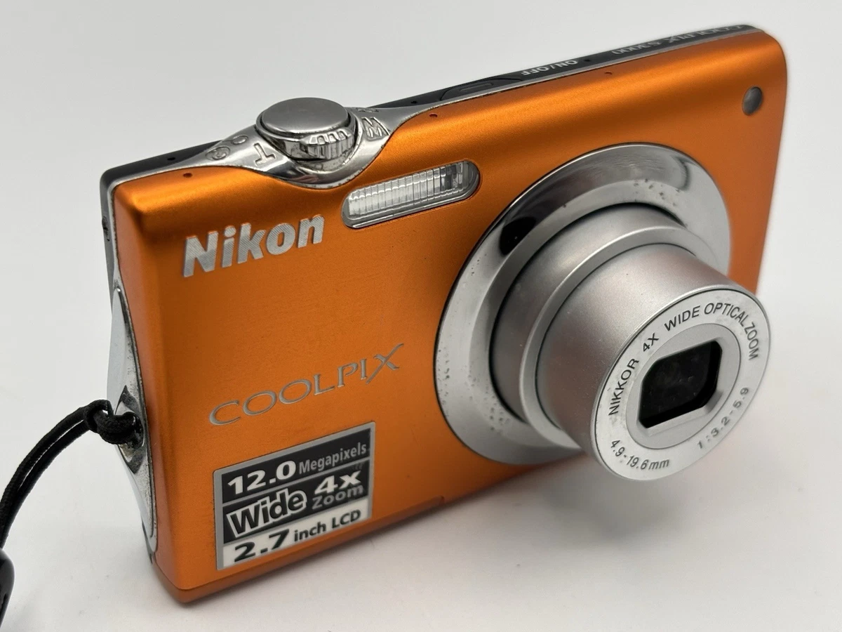 Nikon Coolpix S3000 Orange12.0 MP 4x 箱付き 【公式通販】